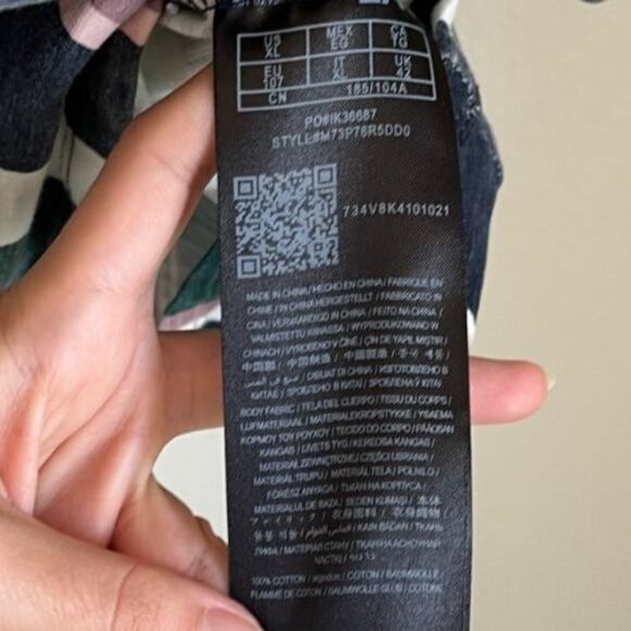 GUESS JEANS Men's ’81 Sayer Stripe Logo Tee in Mutli Size XL - Picture 5 of 6